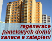  regenerace panelov�ch dom� sanace a zateplen� 